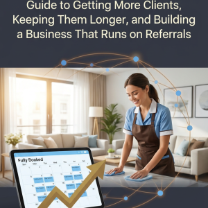 Fully Booked: The Cleaning Business Owner's Guide to Getting More Clients, Keeping Them Longer, and Building a Business That Runs on Referrals